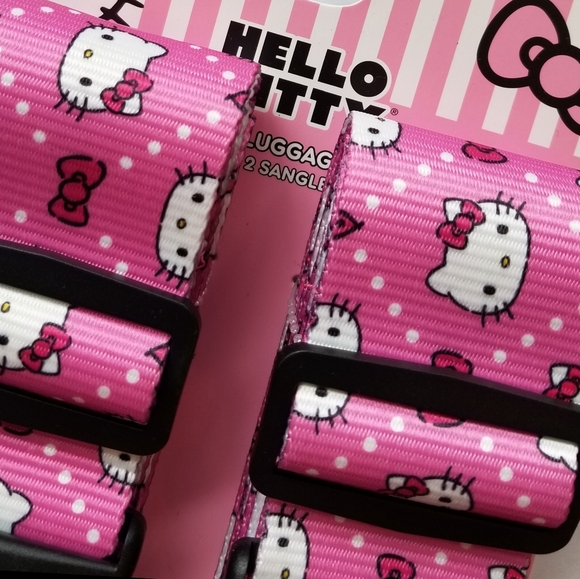 ❗Hello Kitty Pink Luggage Straps Set❗ - Picture 3 of 6